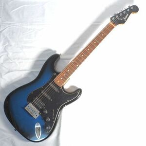 Jagard ストラトタイプ エレキギター マッチングヘッド ブラックブルー ジャンク 楽器/160サイズ