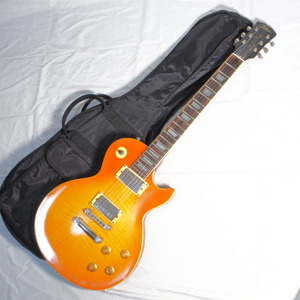 TOKAI Love Rock レスポールタイプ エレキギター ケース付き トラ杢 ボルトオン 楽器/160サイズ