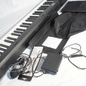 美品 Long Eye 電子ピアノ キーボード 88鍵盤 サスティンペダル ヘッドホンなど付属 楽器/180サイズの画像5