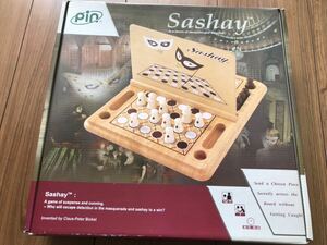 【自作和訳付】シャッセ　Sashay 木製２人用ゲーム