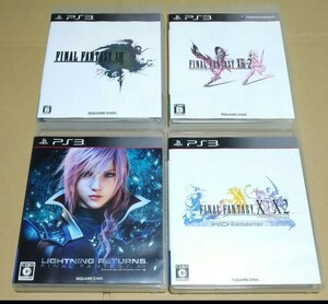 【送料無料】【PS3】 ファイナルファンタジー FINAL FANTASY PS3ソフト 4点まとめ売り