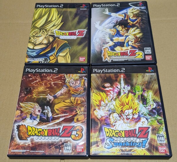 【送料無料】【PS2】 ドラゴンボールZ 2 3 ドラゴンボールZ スパーキング！ 4点まとめ売り