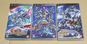 【送料無料】【PSP】 SDガンダム ジージェネレーション ワールド 3点セット