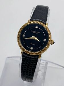 T964 FAVRE-LEUBA/ファーブル・ルーバ レディース クォーツ 腕時計 4p レザーベルト 黒文字盤