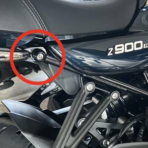 荷掛けフック Z900RS スタンドフック ブラック M8 アルミ 荷掛けボルトの画像1