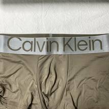 新品 Calvin Klein カルバンクライン　ボクサーパンツ　ロゴ　メンズ下着　M reconsidered steel ローライズ　ライトブラウン_画像4