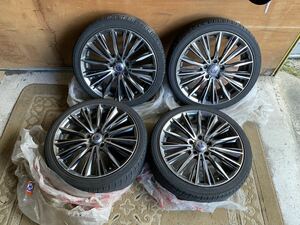 【現状品】RAYS VERSUS STRATAGIA VOUGE 18x7.0J +48 4本セット ※直接引き取り(日祝)のみ