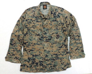 米軍 実物 海兵隊 マーパット デジタル迷彩 ジャケット BDU上着 M-Rサイズ