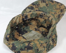 米軍 海兵隊 MARPAT ピクセルグリーン キャップ 帽子 Lサイズ_画像3