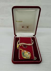 .. the 7 treasures . pocket watch Japanese clothes clock retro antique Vintage used Junk 