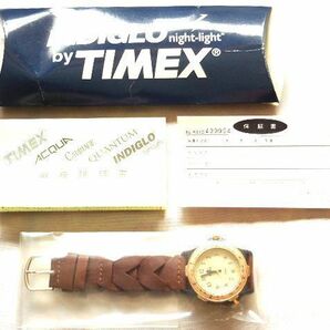 ★特価品 こちらも最後の一品です★TIMEX タイメックス INDIGLO インディグロ night-light ナイトライト 腕時計 未使用保管品 送料140円♪の画像1