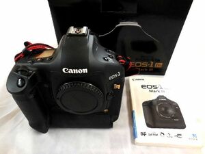 ★おすすめ特価品★Canon キャノン EOS-1DsMarkⅢ シャッターユニット交換済み 外箱付き 送料60サイズ♪