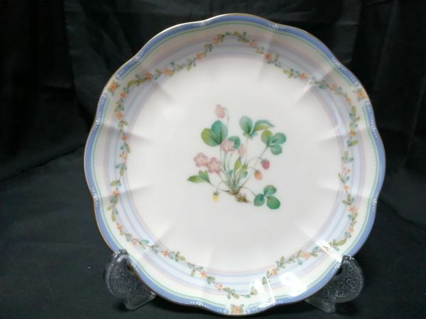 16CM 美品◇自宅保管 ノリタケ フローラルビラ プレート NORITAKE floral villa B