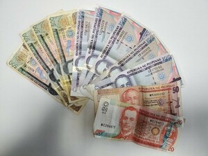 外国紙幣　フィリピン旧紙幣　ペソ　まとめ売り