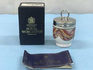 ROYAL WORCESTER ロイヤル ウースター エッグコドラー SS THEATR DRAPE イギリス製 西洋陶磁 洋食器 卵容器 ビンテージ 趣味 コレクター