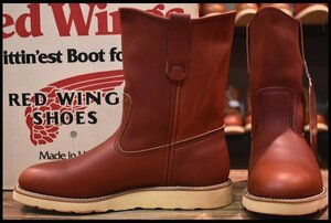 【7E 箱付 DEAD 緑犬タグ 96年】レッドウィング 866 ペコス 赤茶 オロラセット クッションソール ブーツ redwing pecos HOPESMORE