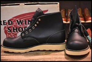 【8EE 箱付 DEAD 犬タグ 99年】レッドウィング 8165 アイリッシュセッター 黒 ブラッククローム プレーン ブーツ redwing HOPESMORE