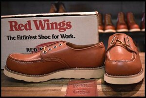 [8.5D DEAD old feather tag ] Red Wing 8104 oxford red tea orola set short shoes low cut race up boots redwing HOPESMORE