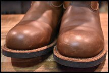 【10EE 美品 11年】レッドウィング 966 ペコス 茶 ブラウン スチールトゥ プルオン ブーツ redwing HOPESMORE_画像5