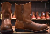 【10EE 美品 11年】レッドウィング 966 ペコス 茶 ブラウン スチールトゥ プルオン ブーツ redwing HOPESMORE_画像2