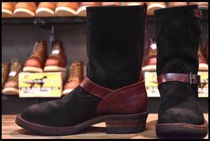 [8d Good Goods 14 лет] Wesco Wesco Custom Boss Boss Black Raffed × Burgundy 9 -дюймовый II инженер -инженер Boss Hopesmore