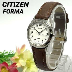 115 CITIZEN FORMA シチズン フォルマ レディース 腕時計 新品電池交換済 クオーツ式 人気 希少 ビンテージ レトロ アンティーク