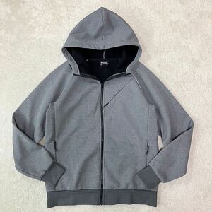 ●美品【Colombia】コロンビア ブラックレーベル ペッパーヒルフーディ/ジップアップパーカー/sizeL/Grey Heather/アウトドア/メンズ