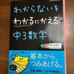 わからないをわかるにかえる中学数学　 オールカラー 文理　 未記入