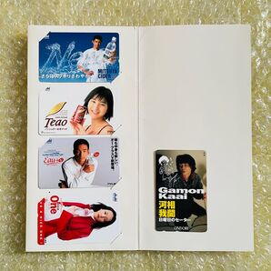 非売品テレカ アサヒ飲料+雄鶏社5枚セット