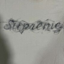 Supreme スモーク ロゴ Tシャツ Mアイボリー レア Tee_画像2