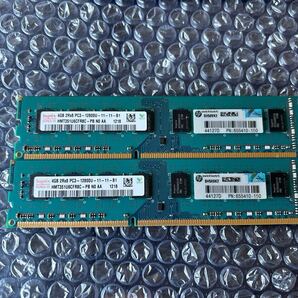 デスクトップ用 DDR3メモリPC3-12800U SK hynix 製 4GB2枚セットの画像1