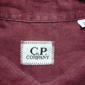 CP COMPANY CPカンパニー 半袖 リネン シャツ ルーマニア製 サイズ2の画像3
