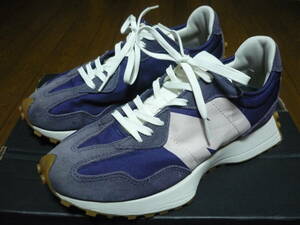 NEW BALANCE　ニューバランス　327　ネイビー　24.5cm　