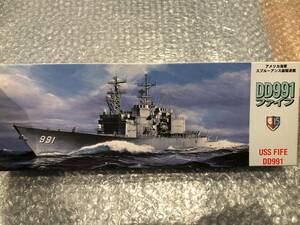 フジミ1/700　DD991　アメリカ海軍ミサイル駆逐艦 スプルーアンス級　ファイフ USS FIFE