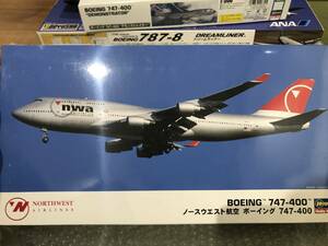  Hasegawa 1/200 Northwest Airlines B747 B747-400 Northwest airlines hasegawa