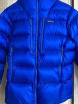 未使用 patagonia FitzRoy Down Hoody PGEB S パタゴニア フィッツロイ ダウン フーディー ジャケット 青 ブルー アウトドア キャンプ camp_画像2