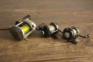 ベイトリール 3点 Daiwa PHANTOM ファントム ST-15/RYOBI チヌ キャッチャー ミニ 50/コロネット ST-7 RL 釣り具 釣具 ZA127*