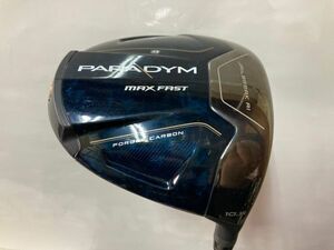 【中古】キャロウェイ PARADYM MAX FAST ドライバー 10.5度 SPEEDER NX 40 for Callaway フレックスR （ヘッドカバーなし） 【CW-3】