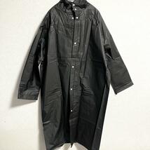 レインコート XL ロング丈 カッパ 雨具 防水 通学 前開き 男女兼用_画像6