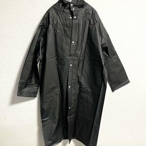 レインコート XL ロング丈 カッパ 雨具 防水 通学 前開き 男女兼用 レインポンチョの画像6
