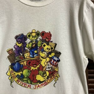 YFQ ★1円スタート☆ 古着 バンド Tシャツ グレイトフルデッド ダンシングベア デッドベア / 80s 90s ビンテージ vintage