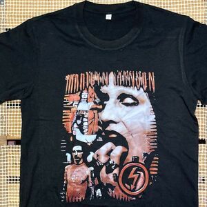 ADWM 1スタ 黒 バンド Tシャツ マリリンマンソン MARILYN MANSON 90s 00s ビンテージ アメリカ 古着 ベール 卸 仕入れ