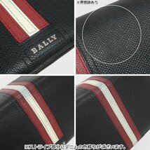 ★OC02■ [送料無料/中古良品] バリー BALLY タリロ レザー コンチネンタルウォレット 二つ折り 長財布 6218067 ブラック_画像5