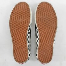 TH83 [送料無料/中古品] バンズ VANS クラシック スリッポン チェッカー US9.5(27.5cm) ブラック_画像5