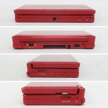 SA75■ [送料無料/中古品] 任天堂 NINTENDO 3DS CTR-001 メタリックレッド SDカード2GB付属_画像2