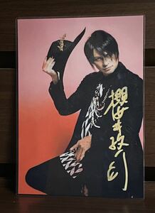 Art hand Auction BUCK-TICK Atsushi Sakurai Ламинированная вещь ручной работы, Изделия ручной работы, интерьер, разные товары, панель, Гобелен