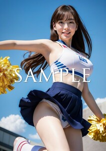 W166【 高画質 アート ポスター A4 】グラビア アイドル コスプレ セクシー モデル イラスト かわいい 美少女 美人 美女 巨乳 水着 写真