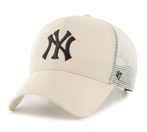 NY ヤンキース MLB ★ '47 Brand メッシュ ベージュ キャップ A