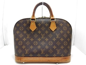 B24-529 LOUIS VUITTON ルイ・ヴィトン M51130 アルマ 旧型 モノグラム ハンドバッグ 鞄 PVC レザー レディース ヴィンテージ