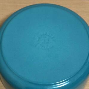 1回使用したのみ LE CREUSET 両手鍋 ルクルーゼ 両手鍋 22cm 美品 カリビアンブルーの画像6